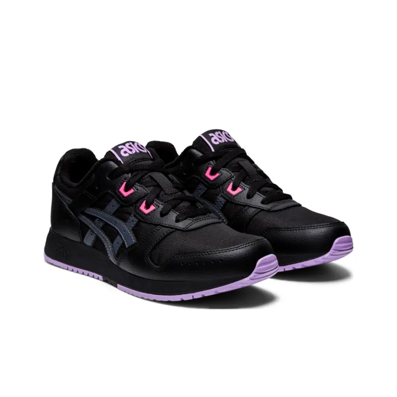 Asics Gel Lyte Run Wear Resistant Low Top Walking Shoes Women's Black Purple-2