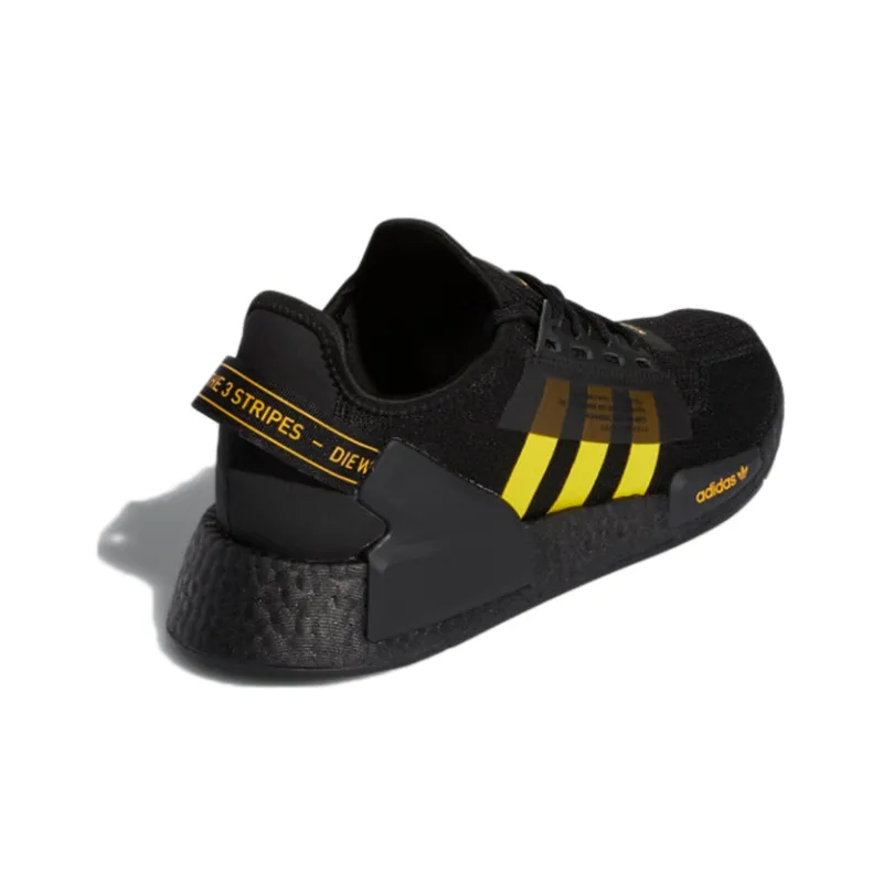 Adidas Originals Nmd R1 V2 Core Black Solar Gold-3