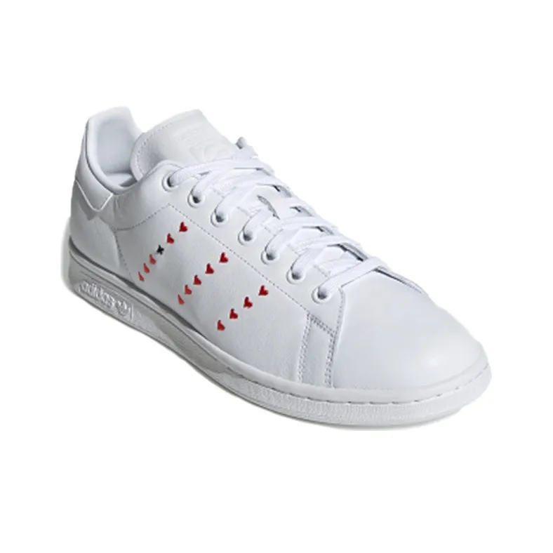 Adidas Stan Smith Heart Stripe Red-2