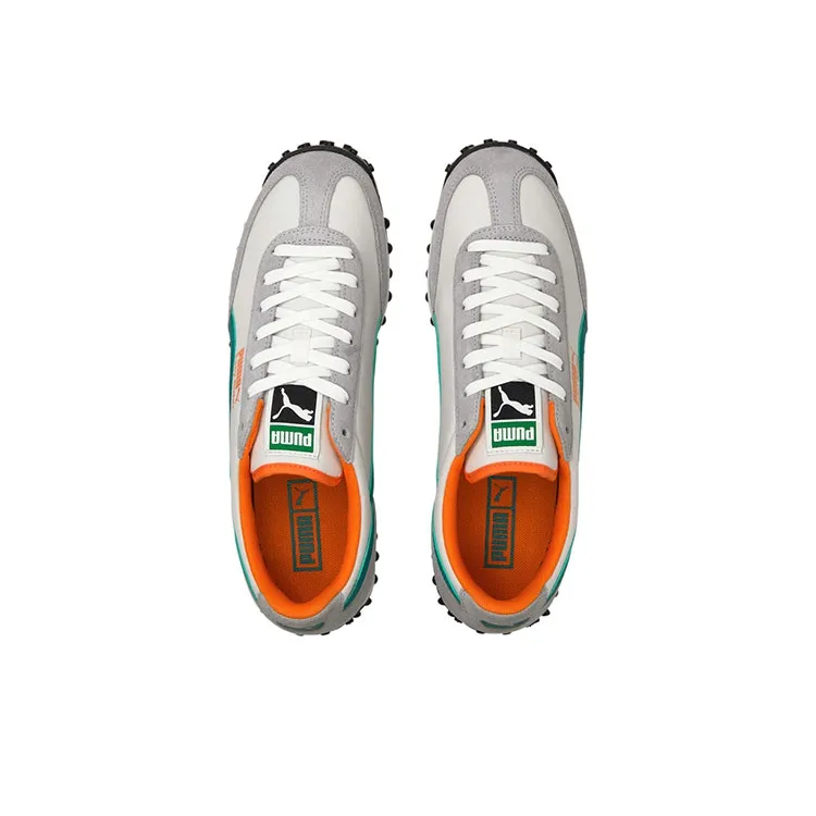 PUMA Easy Rider 2 Cushioning Anti-Slip And Wear-Resistant Low-Top Casual Running Shoes Unisex Gray Blue Orange-3