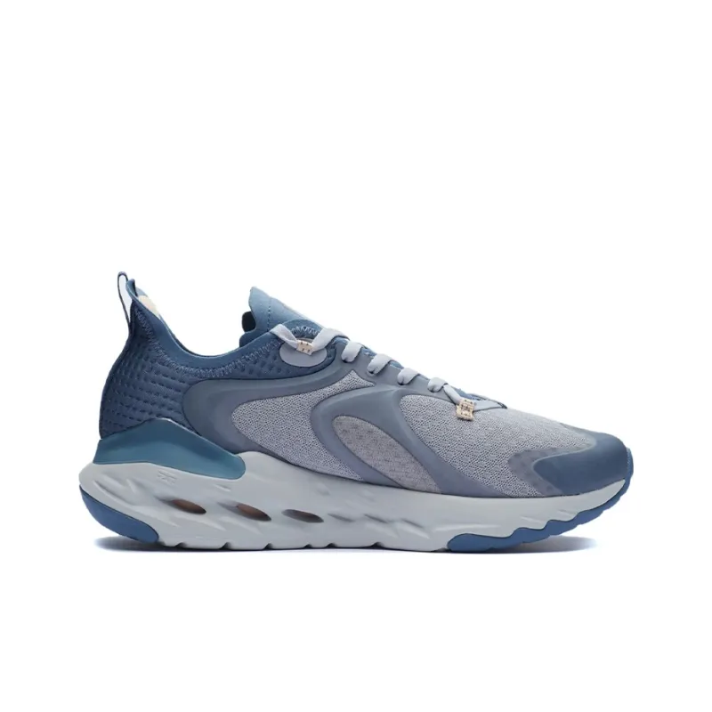 LiNing EazGo Reflective Low Top Running Shoes Men's Slate Blue-1