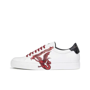 Givenchy Low Top Stylish Skateboarding Shoes Men's White