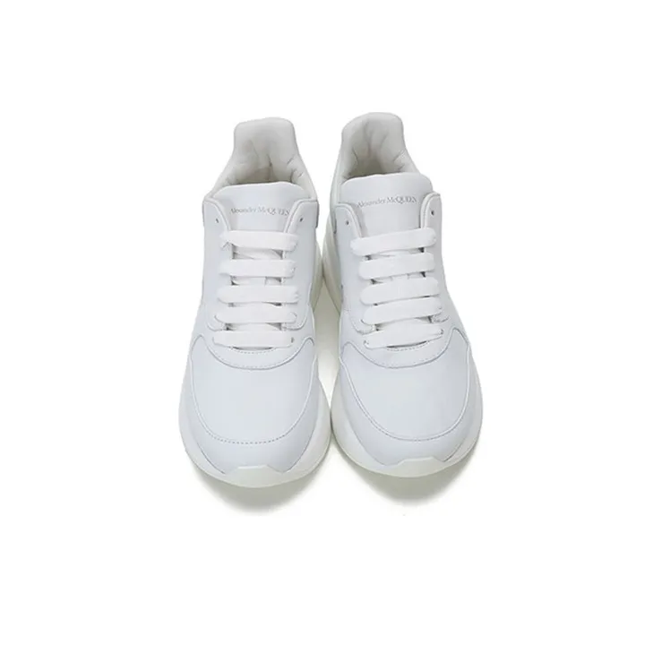 Alexander McQueen Oversized Sneaker Low Top Casual Shoes Women's White-3