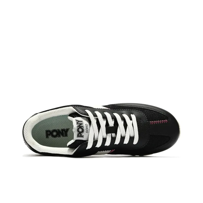 Pony Running Shoes Women's Low Top Black-3