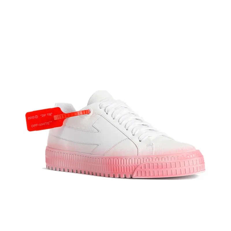 OFF WHITE Vulcanized Sneakers 'White Pink' Women's-2
