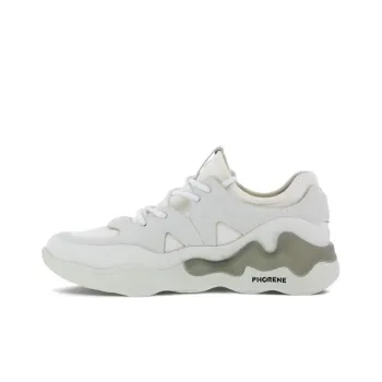 Ecco Shock Absorbers With Abrasion Resistant And Slip Resistant Properties Low Top Running Shoes Women's White