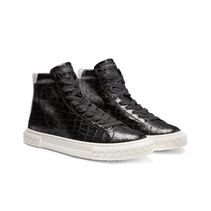 Giuseppe Zanotti Crocodile effect Blabber Sneakers-2