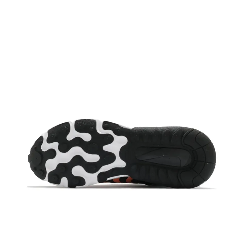 Nike Air Max 270 React Eng Black Orange Women's-4
