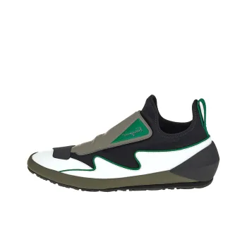 FERRAGAMO GIancini Anti Slip Wear Resistant Lightweight Breathable Low Top Casual Shoes Men's Black Gray Green