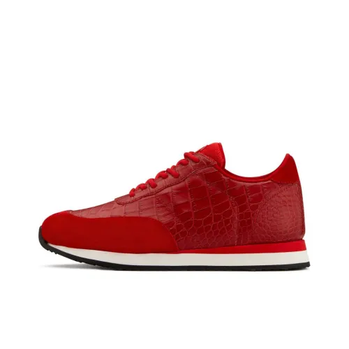 Giuseppe Zanotti/GZ Jimi Running Cushioned Wear-Resistant Lightweight Warm Low-Top Casual Shoes Men's Red
