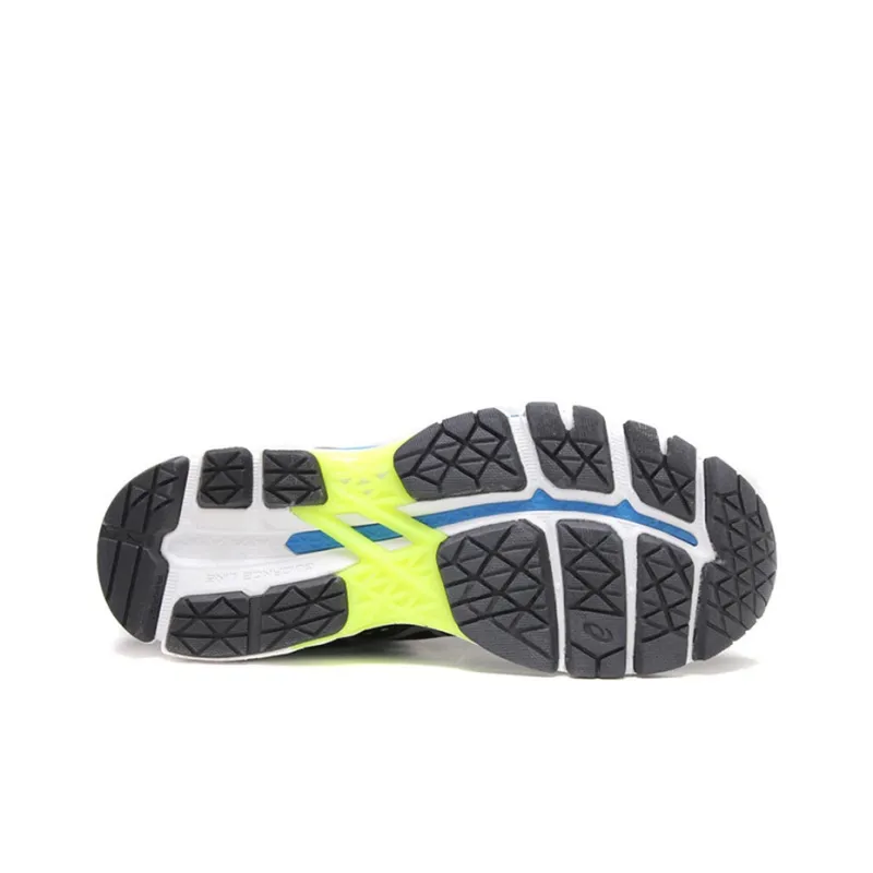 Asics Gel-Kayano 22 Wear-Resistant Slip-Resistant Low-Top Running Shoes Men's Black Silver-3