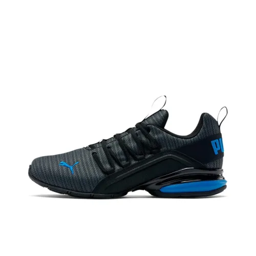 PUMA Axelion Running Shoes Men Low-Top Black/Blue