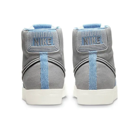 Nike Blazer Mid Grey Denim-4