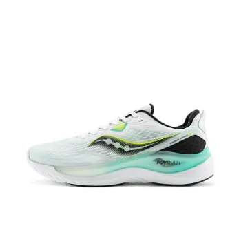 Saucony Phoenix Inferno 2 Cushioning Anti Slip And Wear Resistant Low Top Casual Running Shoes Men's White Green
