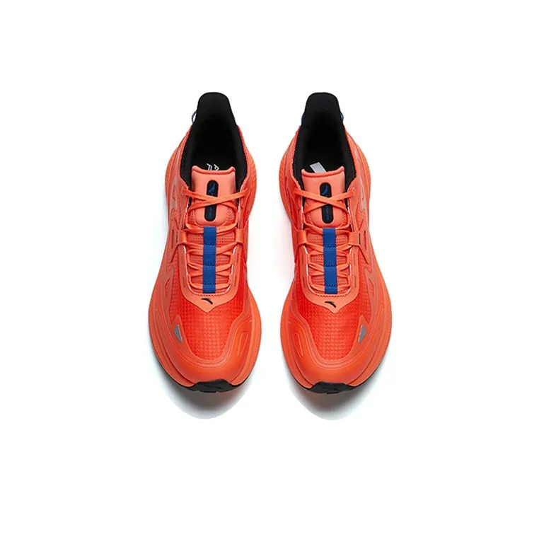 Anta Cushioned Anti-Slip Wear-Resistant Breathable Lightweight Low-Top Running Shoes Men's Chrysanthemum Orange-3
