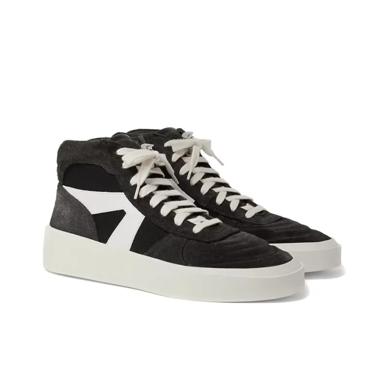 Fear of God Strapless Skate Mid Black White-2