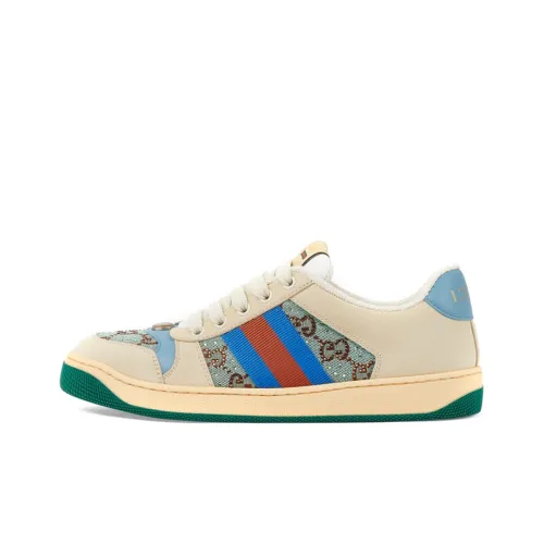 GUCCI Women's Screener 'Brown Blue Red'