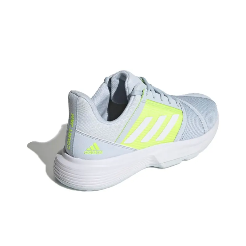 Adidas CourtJam Bounce 'Halo Blue Solar Yellow' Women's-3