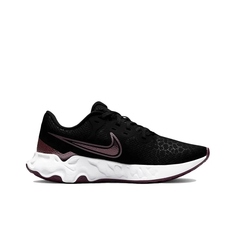 Nike Renew Ride 2 Cushioning Lightweight Rebound Low-Top Running Shoes Women's Black Ochre-1