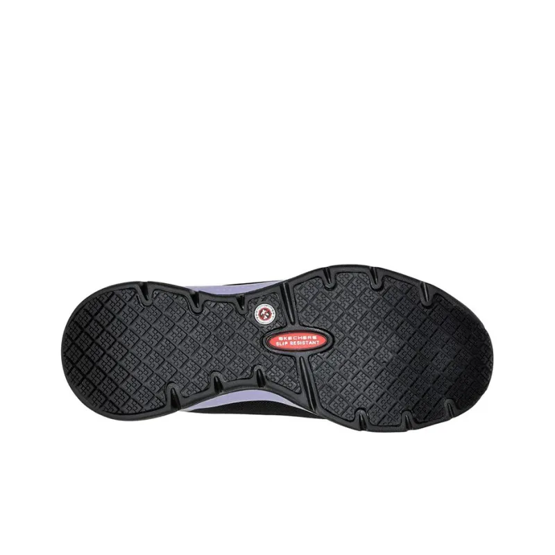 Skechers ARCH FIT SR - Evzan Cushioning Anti-Slip And Wear-Resistant Low-Top Casual Shoes Women's Black Purple-4