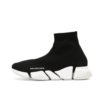 Balenciaga Speed 2.0 Trainers 'Rib Knit Black'