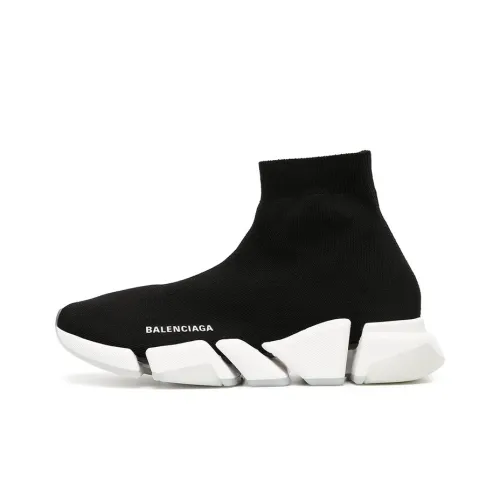 Balenciaga Speed 2.0 Trainers 'Rib Knit Black'