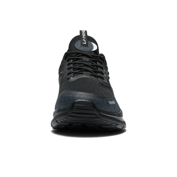 LiNing Liuyun Shock Absorbers With Slip Resistant And Abrasion Resistant Properties Low Top Casual Shoes Men's Black-4