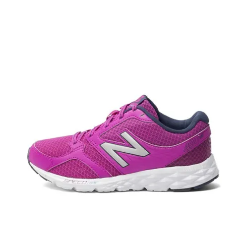 New Balance 490 Series Wear resistant Non Slip Shock Absorption Low Tops Sports Purple Women's