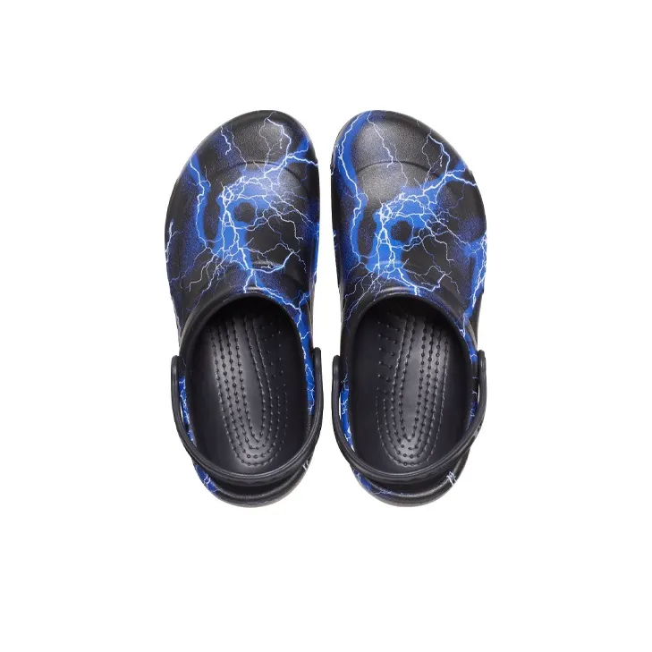 Crocs Bistro Clog Black Lightning Bolts-4