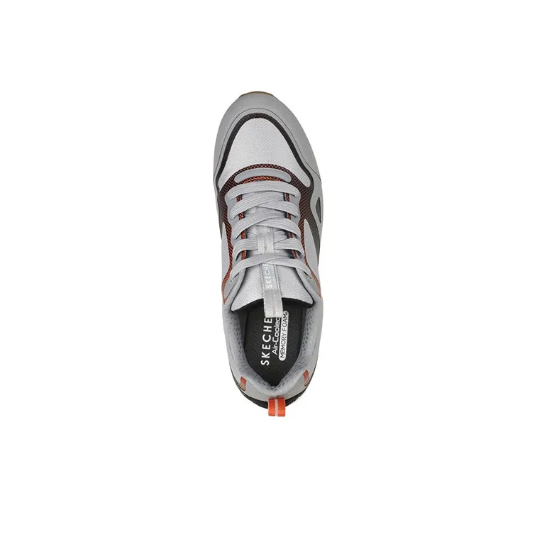 Skechers Casual Shoes Men Low Top Gray/Multicolor-3