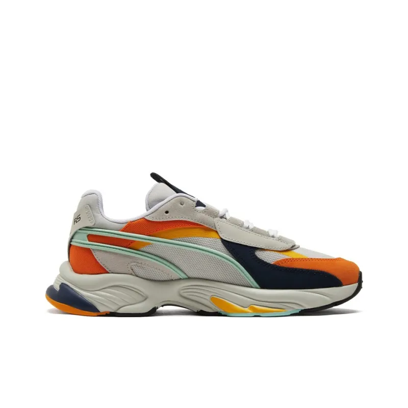 PUMA Unisex Rs connect Dust Sneakers Orange 'Gray'-1