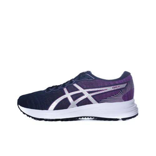 Asics Taikai Running Shoes Women's Low-Top Purple/Silver