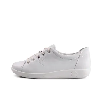Ecco Soft Cool Size 2 Stylish Skateboarding Shoes Women's White