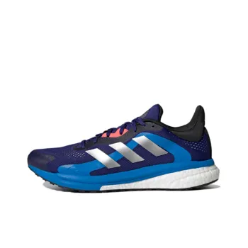 Adidas Solar Glide 4 St Breathable Low-Top Running Shoes Men's Indigo