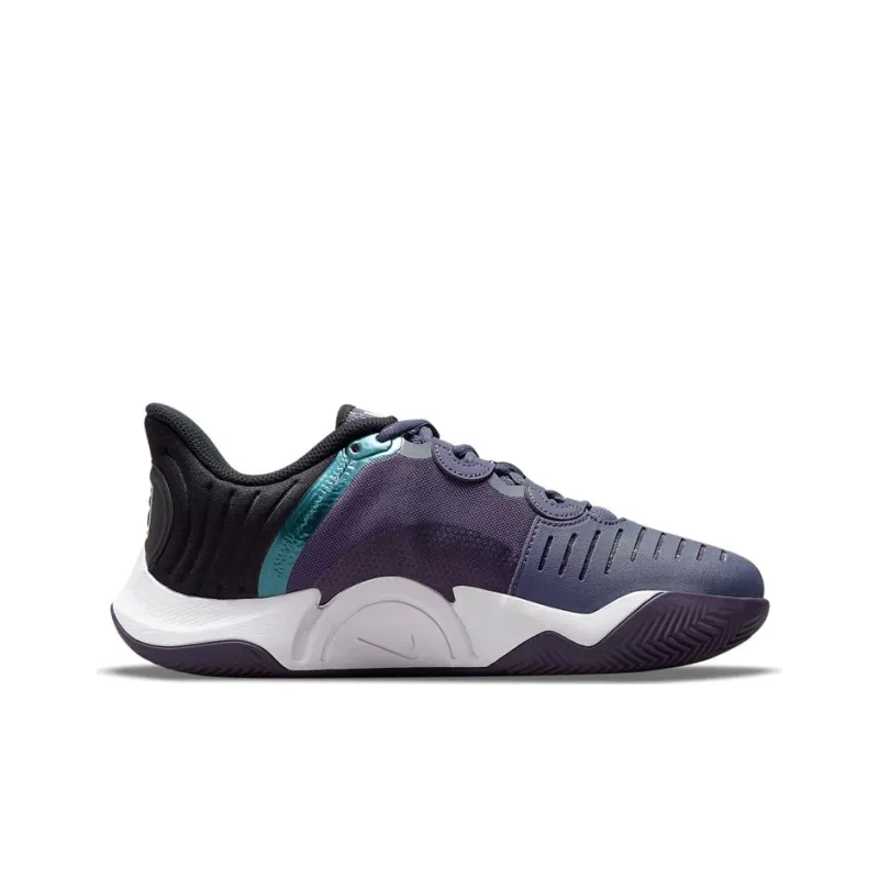 Nike Air Zoom GP Turbo Cushioning Anti-Slip And Wear-Resistant Low-Top Tennis Shoes Women's Black Purple Green-1