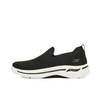 Skechers Go Walk Arch Fit Slip On 'Black White' Women's