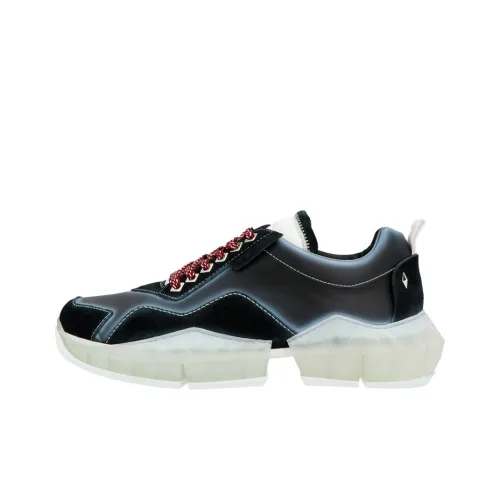Jimmy Choo Cushioned Slip-Resistant Lightweight Low-Top Casual Shoes Men's Black