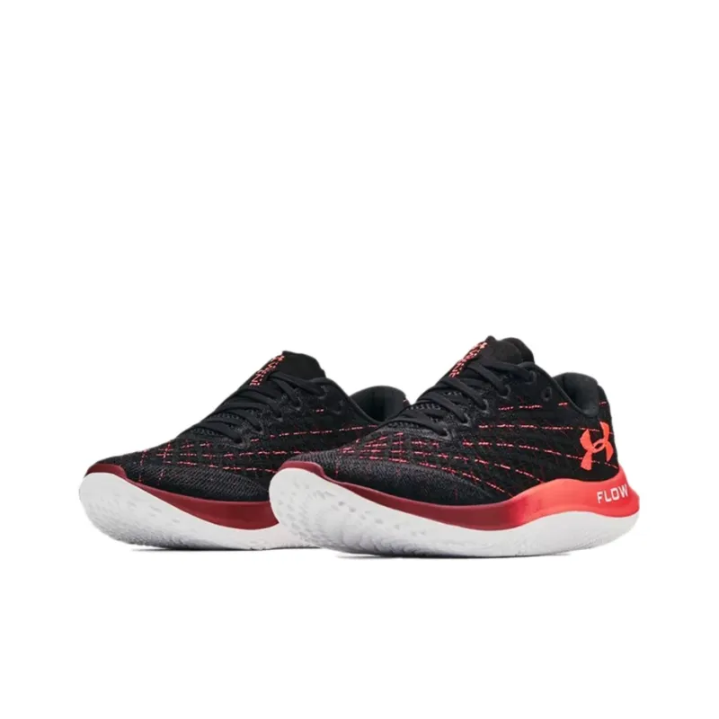 Under Armour Flow Velociti Wind Running Shoes Men Low-Top Black/Red-2