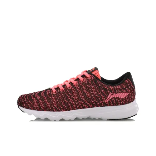 LINING Wind Running Shoes Women's Low-Top Black/Pink