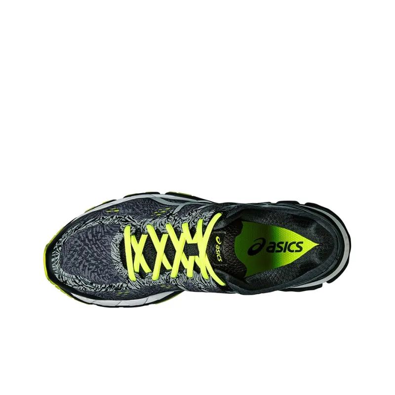 Asics Gel-Kayano 22 Wear-Resistant Low-Top Running Shoes Men's Gray Green-3