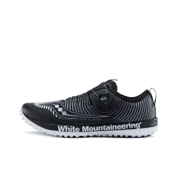 Saucony Switchback Low-Top Running Shoes Men's Black White Standard M