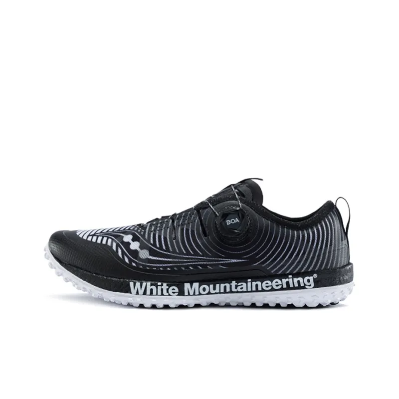 Saucony Switchback Low-Top Running Shoes Men's Black White Standard M-0