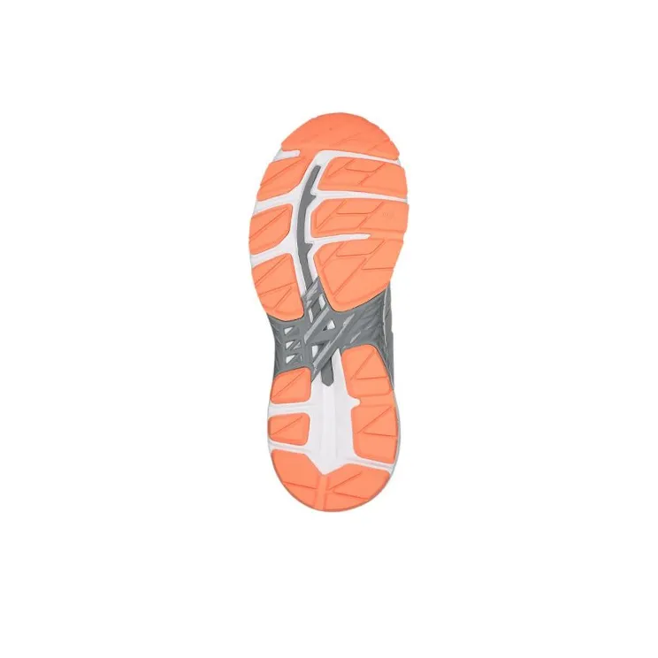 Asics GT-3000 5 Durable Breathable Low-Top Running Shoes Women's Gray Orange D-Width-5