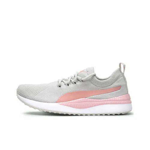 PUMA Pacer Next Cushioning Wear-Resistant Low-Top Casual Shoes Unisex Gray Pink White