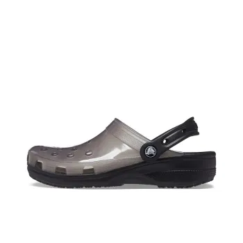 Crocs Jelly Crocs Transparent Black Unisex Sandals
