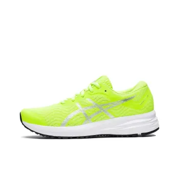 Asics Patriot 12 Wear-Resistant Low-Top Running Shoes Women's Neon Yellow