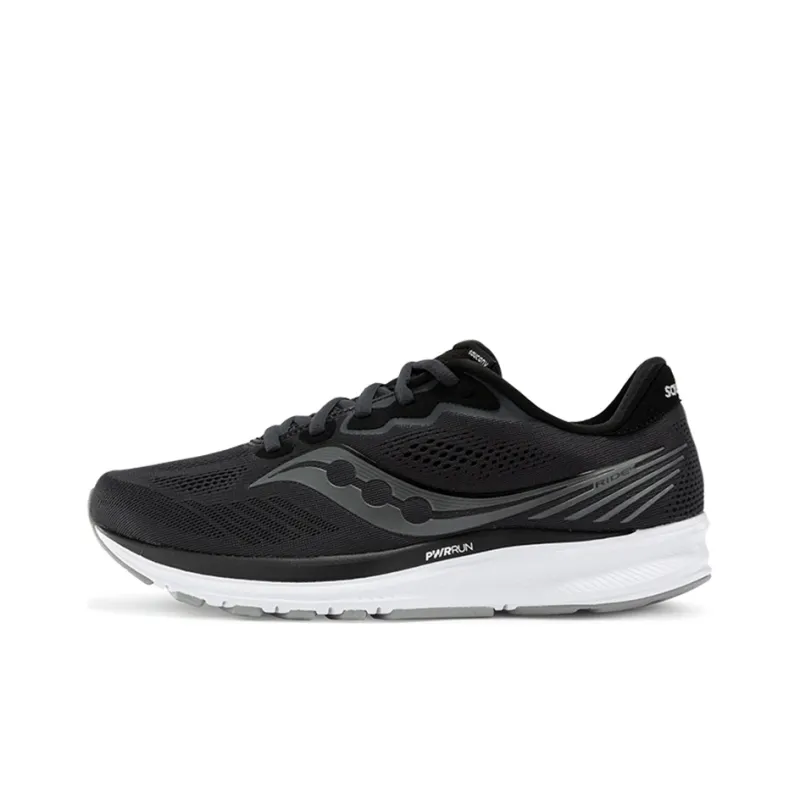 Saucony Ride Yutu 14 Running Shoes Women's Low Top Black/White-0