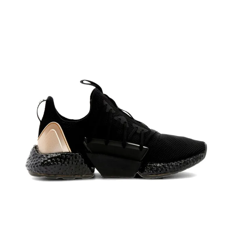 PUMA Hybrid Rocket Cushioning Anti-Slip And Wear-Resistant Low-Top Running Shoes Women's Black Gold-1
