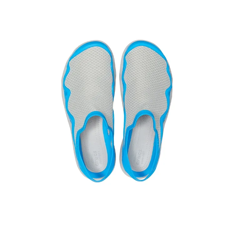 Crocs Swiftwater Mesh Wave Sandals 'Grey Blue'-4