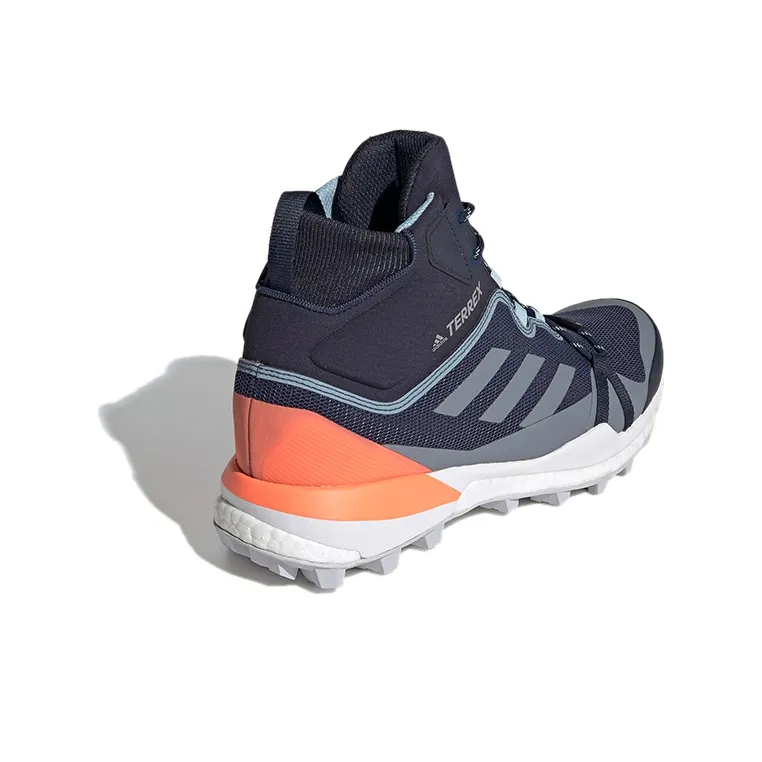 Adidas Terrex Skychaser Hiking / Trekking Shoes Women's Mid-Top Blue/Orange/White-3